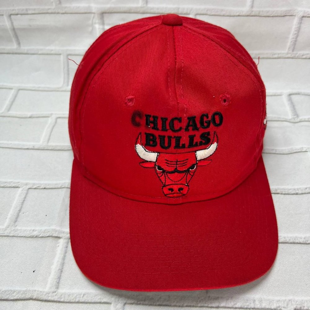 Vintage Chicago Bulls NBA G Cap Hat Snapback Cap Red‎ Men